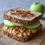 Apple Peanut Butter Sandwich in 10 Min