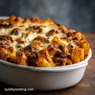 Beef Rigatoni Cheese Bake Recipe in 50 Minutes