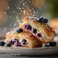 Blueberry Lemon Cream Pastries Ready in 40 Minutes
