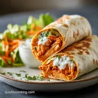 Buffalo Chicken Wraps in 15 Minutes