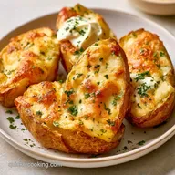Cheddar Cheese Baked Potatoes for 4