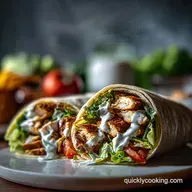 Chicken Caesar Wraps in 10 Minutes