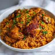 Chicken Jollof Rice with Chicken for 6 Servings