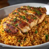 Chicken Rice Casserole for 8 Servings