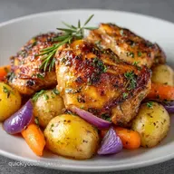 Chicken Thigh Sheet Pan with Potatoes