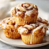 Cinnamon Roll Muffins in 35 Minutes