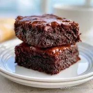 Dr Pepper Brownies for 16 Squares
