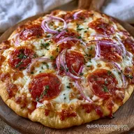 Easy 15 Minute Flatbread Pizza: Crispy