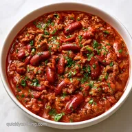 Easy Slow Cooker Chili for 12 Servings