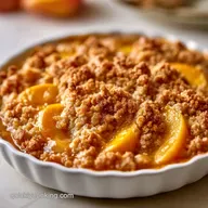 Peach Crisp with Fresh Peaches