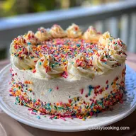 Funfetti Cake for Kids - Quick Homemade Recipe