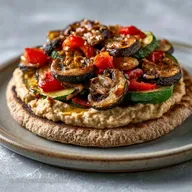 Healthy Veggie Flatbread Pizza in 30 Min