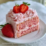 Strawberry Cake with Frosting for 12