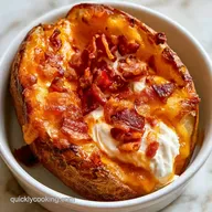 Loaded Baked Potatoes: Fluffy Center