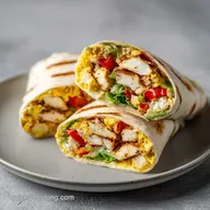 Low Carb Cheesy Garlic Chicken Wraps in 20 Minutes