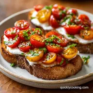 Mozzarella Bruschetta: Restaurant Quality Crunch