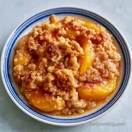 Peach Crumble with Oats