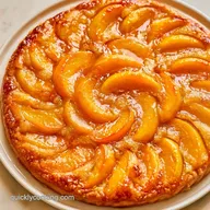 Peach Cream Cake in 60 Minutes