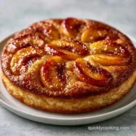 Peach Upside Down Cake for 10 Servings