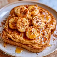 Peanut Butter Banana Toast in 5 Minutes