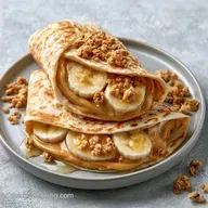 Peanut Butter Banana Wrap in 9 Minutes