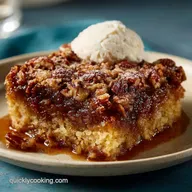 Pecan Pie Dump Cake: Baked in 55 Minutes