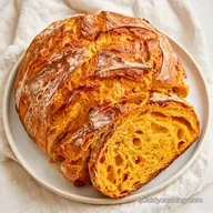 Pumpkin Spice Sourdough Bread in 75 Min