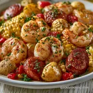 Shrimp Foil Packets for 4 Servings