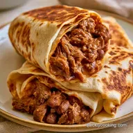 Slow Cooker Bean Burritos for 8 Servings