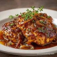 Smothered Chicken Casserole: Silky Gravy