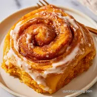 Pumpkin Cinnamon Rolls in 1 Hour