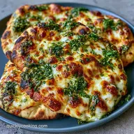 Three Cheese Flatbread Pizza in 20 Min