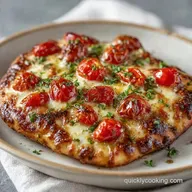 Tomato Mozzarella Flatbread in 25 Minutes
