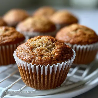 simple 3 ingredient banana bread muffins Ready in 30 Min Baked
