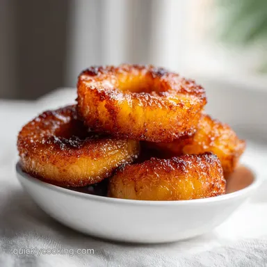 Air Fryer Caramelized Pineapple with Brown Sugar in 20 Minutes