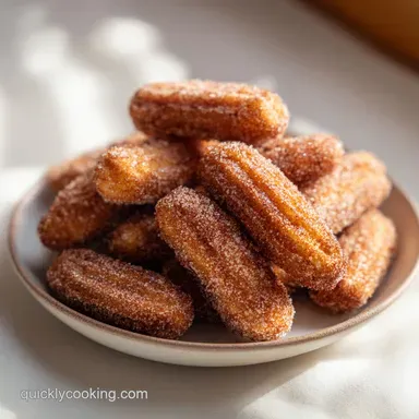 Sweet Air Fryer Churro Bite Recipe in 27 Minutes