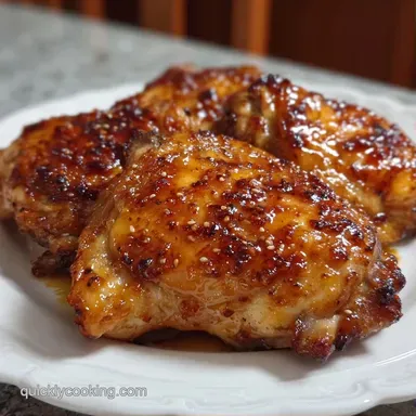 Air Fryer Glazed Chicken in 20 Minutes Recipe Card