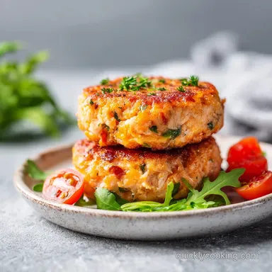 Air Fryer Salmon Patties for 4 Servings: Crispy and Golden Recipe Card