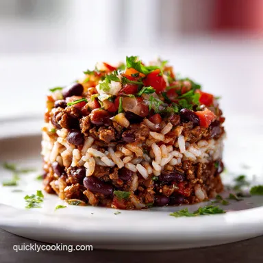 Baked Burrito Casserole for 8 Servings Recipe Card