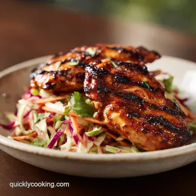 Best Recipe for BBQ Chicken Coleslaw in 30 Minutes Recipe Card