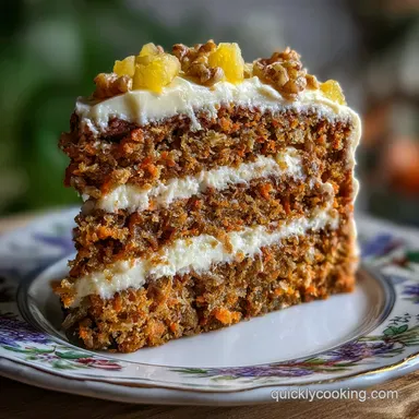 Best Carrot Cake Recipe Moist with Pineapple in 30 Minutes Recipe Card