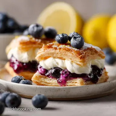 Blueberry Lemon Cream Pastries Ready in 40 Minutes Recipe Card