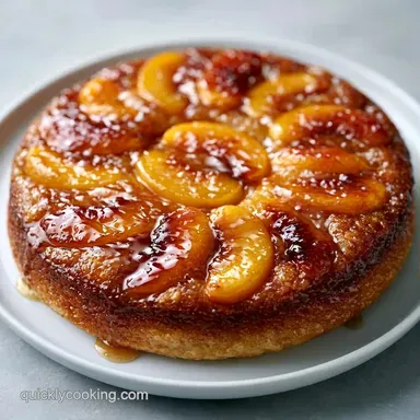 Brown Sugar Peach Cake in 43 Minutes Recipe Card
