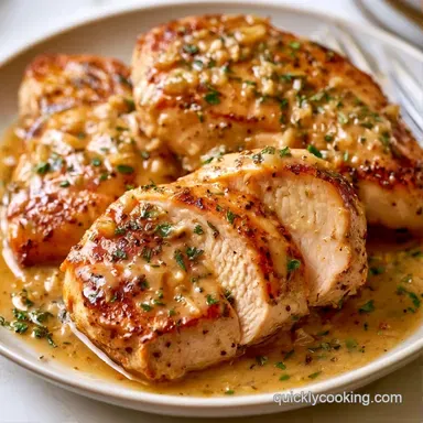 Cheap Slow Cooker Chicken with Garlic Recipe Card