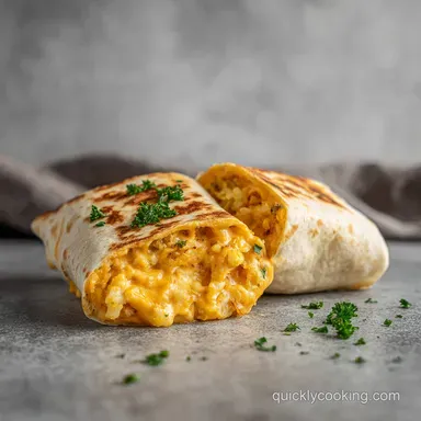 Cheesy Potato Burritos Recipe for 4 Servings