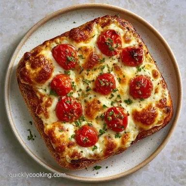 Cherry Tomato Flatbread Pizza: Crispy