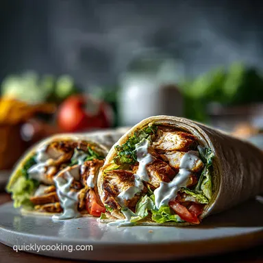 Chicken Caesar Wraps in 10 Minutes