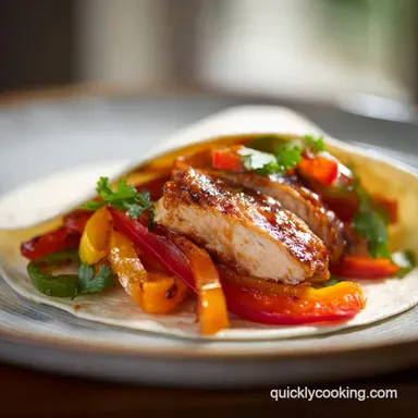 The Chicken Fajita Recipe: Juicy in 27 Mins Recipe Card