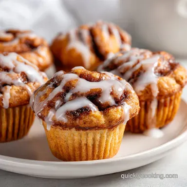 Cinnamon Roll Muffins in 35 Minutes Recipe Card