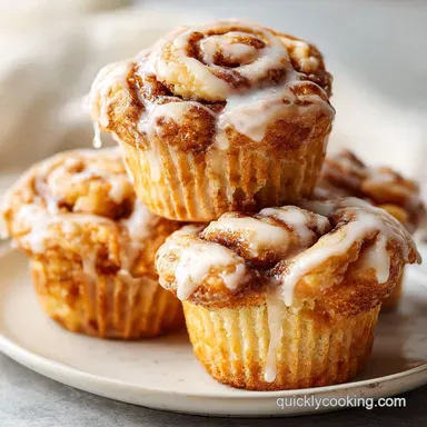 Cinnamon Roll Muffins in 35 Minutes